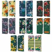 OFFICIAL FRIDA KAHLO FLOWERS LEATHER BOOK CASE FOR APPLE iPOD TOUCH MP3