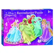 4pc Ravensburger Disney Princess 4-In-A-Box Kids/Childrens Jigsaw Puzzle Set 3y+