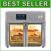 MAXX Digital Air Fryer Oven, 26 Quart - 10-in-1 with 21 Presets & 9 Accessories