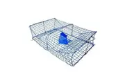 Wilson Heavy Duty Rectangular Crab Trap - 2 Entry - Blue Mesh Crab Pots