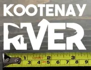 Kootenay River Sticker Decal Fly Fishing Montana Trout Abel Ross Reels Scott