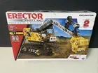 Erector Set - Excavator and Bulldozer by Meccano Kit 16301 Level 2 Ages 10+ New
