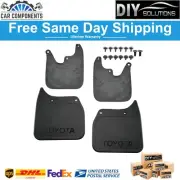 New Mud Flap Splash Guard Set Molded 4 Piece For 2001-2002 Toyota Tacoma