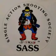 DECAL - SASS LOGO - SINGLE ACTION SHOOTING SOCIETY - 4" DECAL