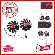 C 95mm Video Card Cooler Fan Replacement for XFX RX 590 Fatboy,RX 580 GTS Gra...