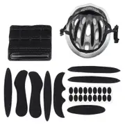 27Pcs Universal Bicycle Bike Cycling Helmet Padding Kit Replacement Foam Pads Set