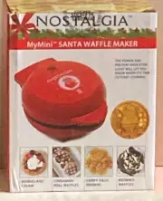 Nostalgia My Mini Santa Waffle Maker