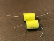 2 x 6.8uF 250V 6.8mfd NP Non Polarized Crossover Audio Capacitor MPT Film