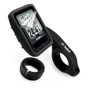 TUFF LUV Silicone Gel Skin Case & Mount for Wahoo Elemnt Mini - Black