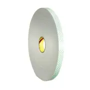 3M 4008 Natural Polyurethane Double Coated Foam Tape, 2" W x 36yd L (1 roll)