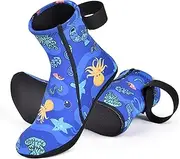 Intbost Water Socks for Kids 3mm Wetsuit Socks for Kids Keep Warm in Cold Water Neoprene Socks Toddlers Sand Socks Kids Scuba Diving Socks Beach Shoes Snorkeling Swimming Socks Little Youth 3T 4T