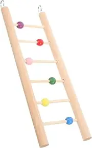 YARNOW Parrot Step Ladder Toy Bird Training Ladder Parakeet Activity Play Center Bird Perch Stand