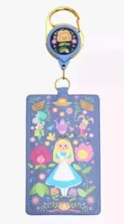 Alice in Wonderland Alice, Flowers, Mad Hatter & March Hare Exclusive Lanyard