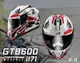 【JC VESPA】ASTONE GTB600 II71 彩繪款 全罩式安全帽(S~2XL) 內墨鏡/耳機孔/內襯可拆