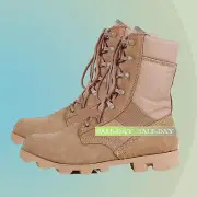 Mens US Army SWAT Tactical Combat Desert Military Safety Boots Outdoor Shoes 44
