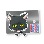 Quirky Fun Japan Sticker Black Cat Kitten Safety Pin Piercings B-Side Label
