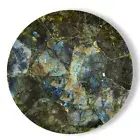 12" Natural Labradorite Stones Side Corner Table Top Handmade Home Decor