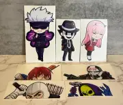 Bam Box Stickers Lot of (7) Anime Pop Culture Skeletor GoGo High Rise Invasion+