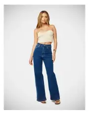 [Abrand Jeans] 94 High & Wide Petite Ruth Jeans in Blue
