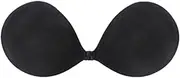 [XMSM] Adhesive Sticky Bra For Large Breasts, Strapless Backless Push Up Bra Reusable Invisible Sticky Nipple Covers Silicone Gel Bra