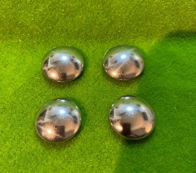 4 Dome Starlock Axle Caps, Easy Push / Tap To Fit, 9.5mm, 3/8",