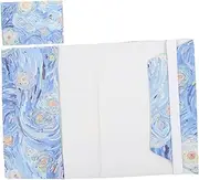 AUTSUPPL Hand Made Cloth Book Cover Book Sleeve Protector for Protection Against Dirt Grime and Fingerprints Stylish Decorative Book Decor