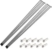 Cycling Spokes Wire Spokes Bike Spokes Spoke Cap Bicycle Spokes(10pcs-287mm)