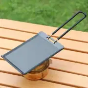 Camping Frying Pan Outdoor Mini Portable Grill Pan BBQ Baking Dishes Pans Travel
