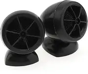 Car Audio Component Black/Gold/Silver Universal Pair 1200W Car Mini Dome Tweeters with 98dB Sensitivity Car Tweeters Car Speaker Tweeters(Black)
