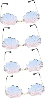 [OATIPHO] 3pcs Rimless Glasses Cool Glasses for Teens Fun Glasses Party Glasses Funny Sunglasses Rimless Sunglasses for Women Fun Sunglasses Personalized Sunglasses Party Favor Sunglasses