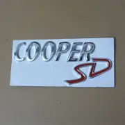 1x COOPER Chrome Silver Red SD Metal Sticker Decal Emblem Badge Turbo AWD Racing (for: Renault)