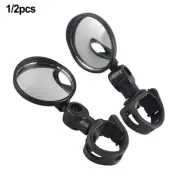 Multi joint Bike Mirrors Round MTB Road Handlebar Rear View Glass 12Pc