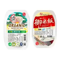 在飛比找momo購物網優惠-【南僑】膳纖熟飯 有機紅藜原米飯+御米飯 12盒/箱X2(2