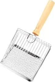 Folpus Cat Litters Scoop Cleaning Pet Accessory Comfortable Handle Cat Sand Toilet Metal for Kitten Puppy Kittens Bunny