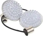 1 Pair LED Turn Signal Light for Motorcycles Direction Bulbs Bright Safety Signal Lamps Compatible with Scooter Models Full Light