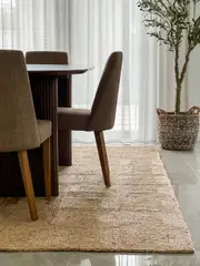 Jute Rug, Handmade Thick Chunky Natural Fibre Jute Area Rug Rishra Floor Rug- Jute Fiber, Sisal Rug, Natural Weave, Eco Friendly, Plant Based