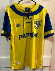 Parma AC 1995 UEFA Cup Retro Shirt Parmalat Jersey 90s Umbro Zola 95 Calcio 94 L