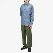 orSlow Button Down Chambray Shirt