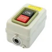 AC 500V 15A 2.2KW Power ON-OFF Self Locking 3 Poles Push Button Switch