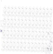Anti-slip Mask Hooks 150pcs Chin Straps for Sleep Masks Adjustable Buckles for Earmuffs