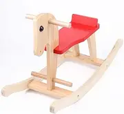 Baby Rocking Horse Wooden Children's Rocking Chair Wooden Rocking Horse Toddler Rocker Child Rocking Horse Child Rocker Toy Kid Rocking Horse
