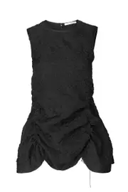 [Cecilie Bahnsen] Unika Top Posy Matelasse Navy