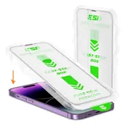 Everlab Easy Installation Auto Fill Tray Clear Screen Protector Tempered Glass For iPhone 12 13 14