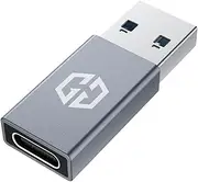 [10Gbps] GRAUGEAR USB-C to USB-A Adapter, Support Double Sided 10Gbps Data Transfer, 3A Fast Charging, USB 3.2 Gen 2 USB Type-C Adapter Type-C Female to Type-A Male [G-AD-CTA-10G]