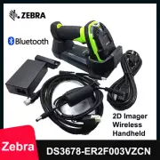 Zebra DS3678-ER2F003VZCN Rugged Cordless Bluetooth 2D Barcode Scanner w/ Cradle