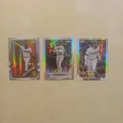 Topps Chrome Fernando Tatis Jr Prism Refractors 21,22,23