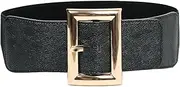 [Generic] Womens Wide Elastic Stretch Waist Belt Cinch Belt