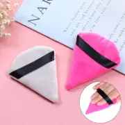 Triangle Velvet Cosmetic Puff Mini Beauty Sponge Wet Foundation Makeup Puff T===