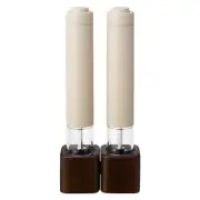 récolte Electric Salt & Pepper Mill Mini RMM-1 Cream White W recolte With stand