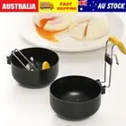 Egg Poacher Poaching Pods Pan Folding Poached Cups Moulds Nonstick For Kitchen